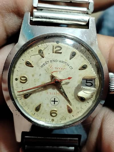 Antique West end omega  Swiss Made Vintage watch Rolex seiko 5 citizen