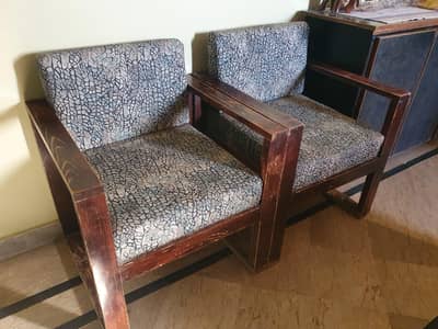 wood sofa