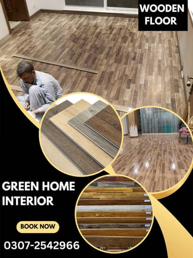 Wooden Vinyl Floor/ Wallpaper/ Blind/ Glass Paper/ Molding/ PVC Penal