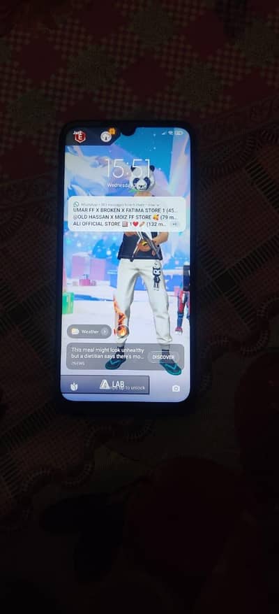 Redmi note 7 100  percent ok only voice up down button damaged