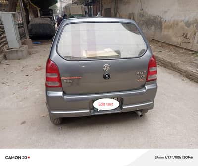 Suzuki alto 2009 model 2010 ki registration