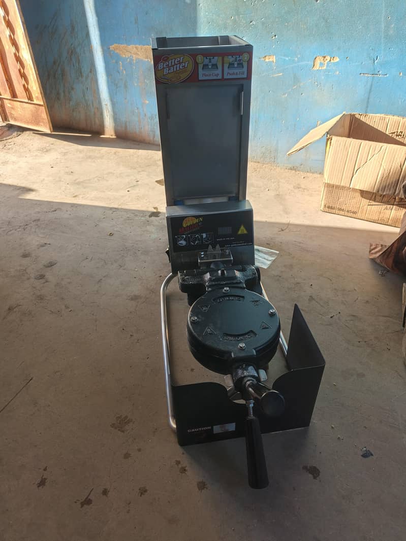 waffle maker goled malted 0