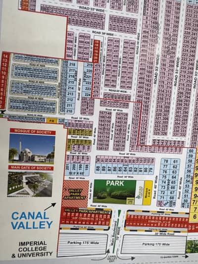 10 Marla Plot for Sale Canal Valley, Near Bahria Town Lahore