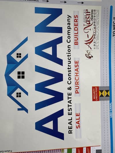 5 Marla Corner Plot for Sale Canal Valley, Near Bahria Town Lahore