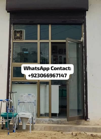 Shop Front Aluminium Glass Door | Ready to Install