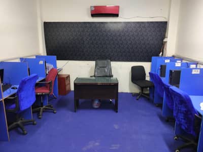 call center  10 seats shahrah Faisal SMCHS 0336808742