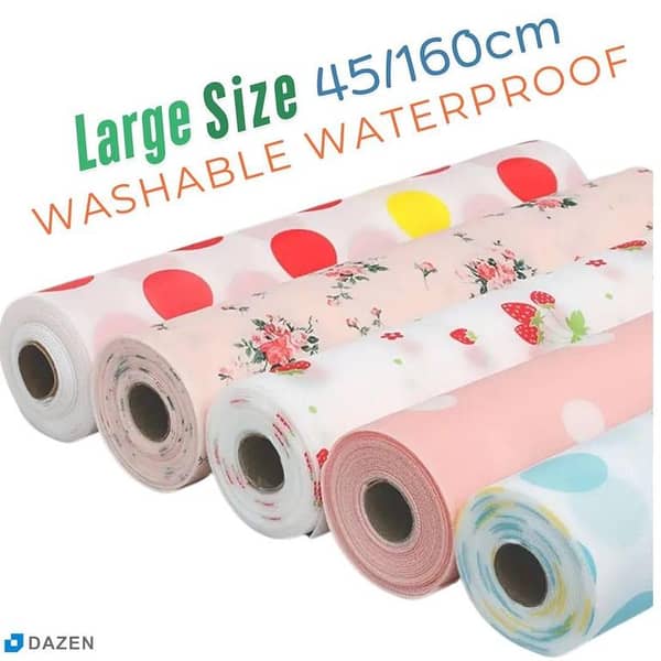 Waterproof Drawer and Shelf Liners by Kitchen Table Mat for Cabinets and Placemat Use