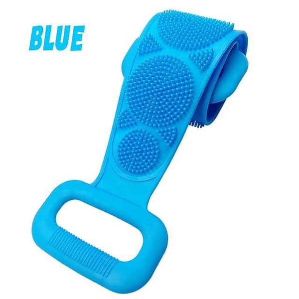 Long Handle Exfoliating Bath Brush - Ergonomic Non-Slip Back Scrubber for Deep Cleansing
