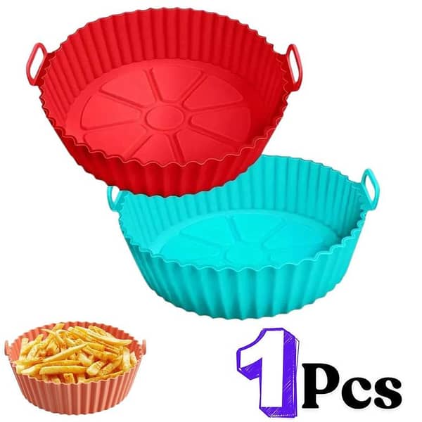 4-Piece Reusable Silicone Griddle Liner for Air Fryers and Grills - Ninja and Other Brands