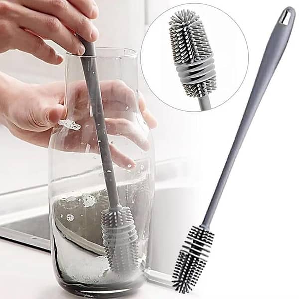 Silicone Long Handle Bottle Cleaning Brush