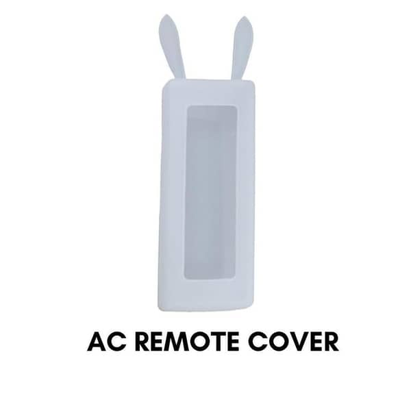 Rabbit Silicone Remote Control Cover for TV and Air Conditioner - Waterproof and Dustproof Protection Pouch