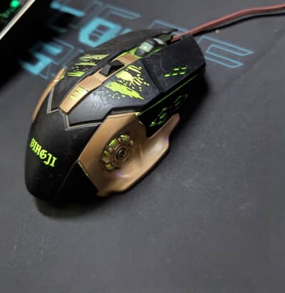 Hermes p2A rgb machinical keyboard  Biagjii gaming mouse rgb