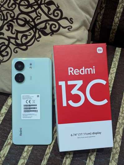 Redmi 13C 6/128. Condition 10/10 with Original Box and Charger