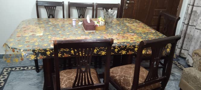 dining table with 6 chairs