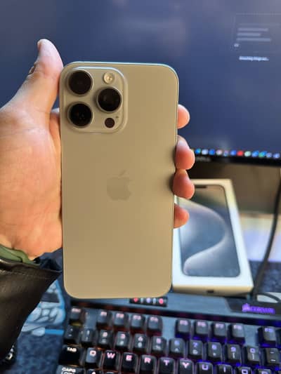 Iphone 15 pro max 256gb Natural Dual physical approved