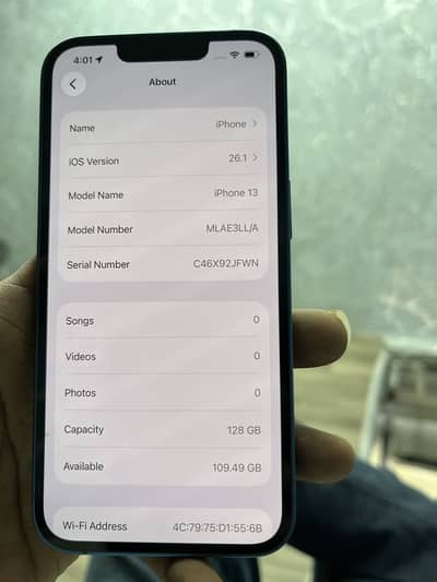 Iphone 13 128gb official pta approved