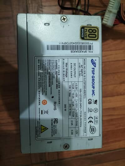 FSP 80+bronze 300W PSU system pulled