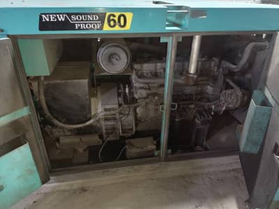 60 kva canopy soundproof generator mint condition perfectly running