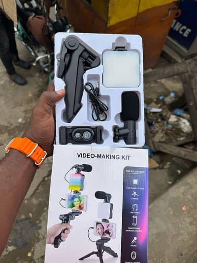 seevlog rog light and mic setup