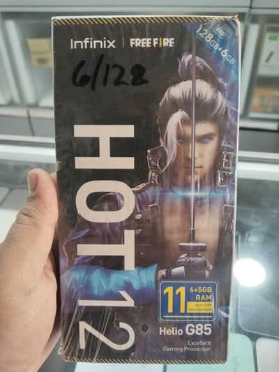 Infinix hot 12 official box pack with 1 year warranty