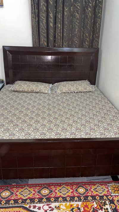 Bed with dressing, side tables and mattress only in 60k