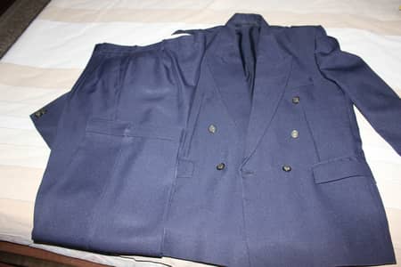 2 Piece Suit Navy Blue Color Medium Size