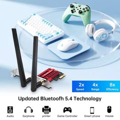 FENVI AX900 WiFi 6 PCI-E Adapter BT 5.4 900Mbps Dual Band 2.4GHz/5GHz