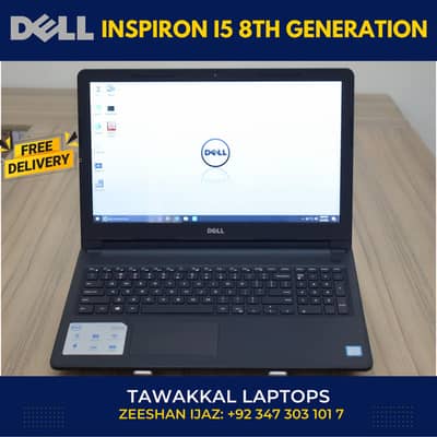 Dell Inspiron - i5 8th Generation | 8 GB Ram | 256 GB SSD | 15.6"