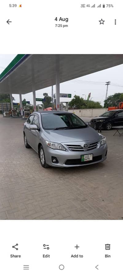 Corolla GLi 2011 model