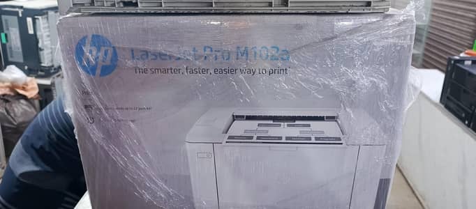 HP laserjet 102a printer with box
