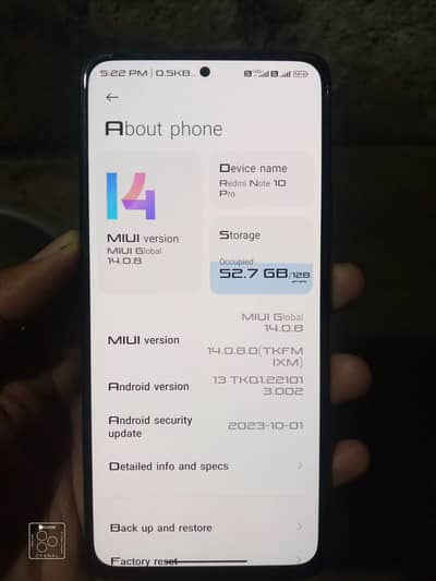xiaomi note 10pro for exchange  read description carefully