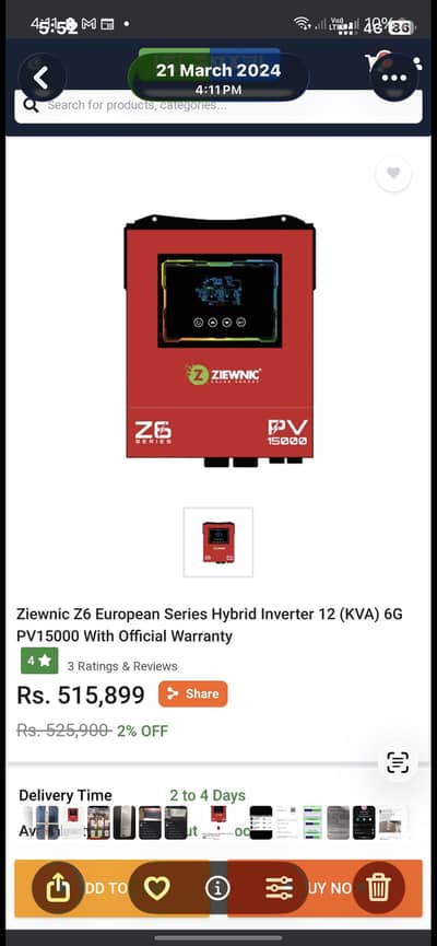 zewnic z6 12kw pv15 kw