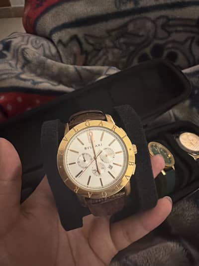 Bvlgari Men's White Dial Watch