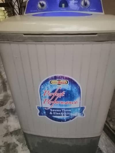 super Asia washing machine and dryer, jumbo size tub,