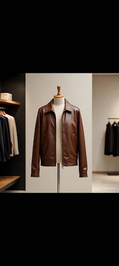 New Leather jacket for men's