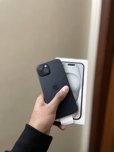 Iphone 15 1 year warranty with box
