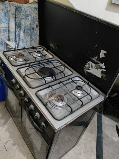 5 burner gas cooking range