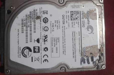 2.5 laptop sata 1  Tb hard drive with 100% heallth