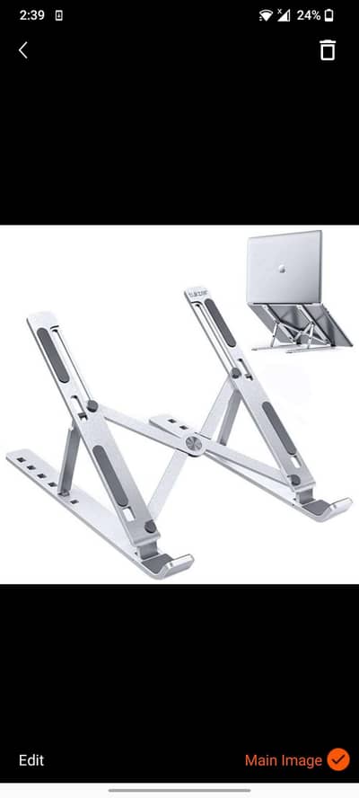 Metal Laptop Stand – Strong & Stylish