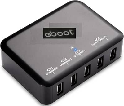 EBOOT DCAP-5S 40W 5-Port High Speed Desktop USB Charger for iPhone 6s
