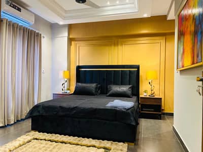 One bed apartment per day available Gulbarga green Islamabad