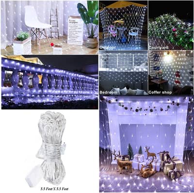 Wedding Party Birthday Backdrop Mehandi Decoration Fairy Mesh Light