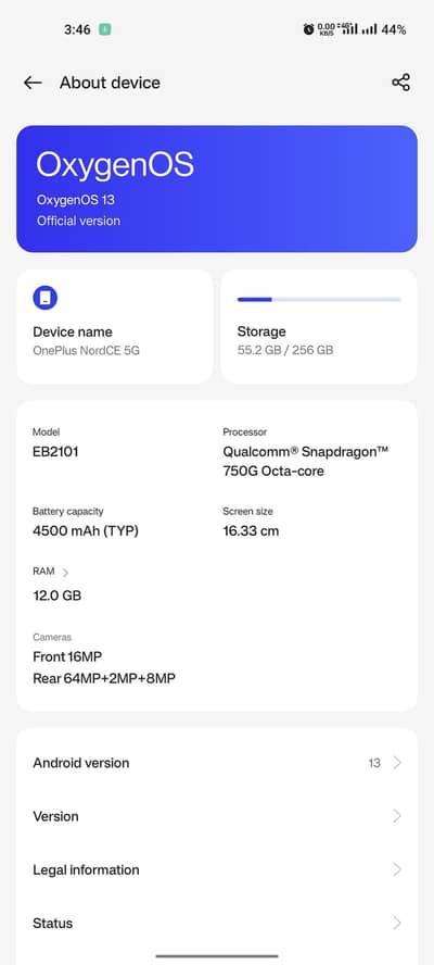 OnePlus Nord CE 5G (24GB RAM) | 256GB | PTA Approved | LUSH 10/10