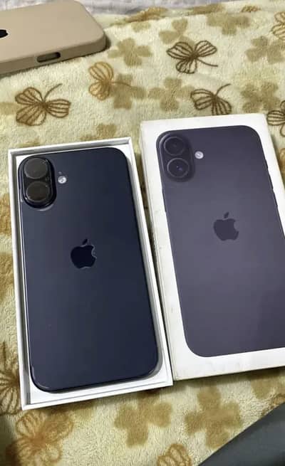 Iphone 16 plus factory unlocked 128gb  with box