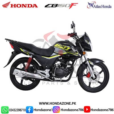 Honda CB 150F 2026 Model – Ready Delivery | Black, Red, Silver, Blue