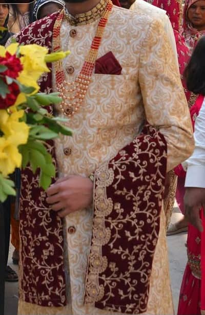 Sherwani Fresh piece wd Khusa