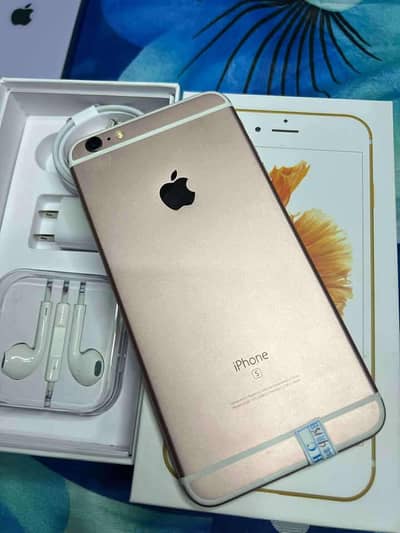 Iphone 6s plus with complete box Whatsapp number 03229399419