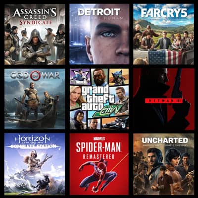 PC Games Collection – 10 Best AAA Titles (Delivered on USB)
