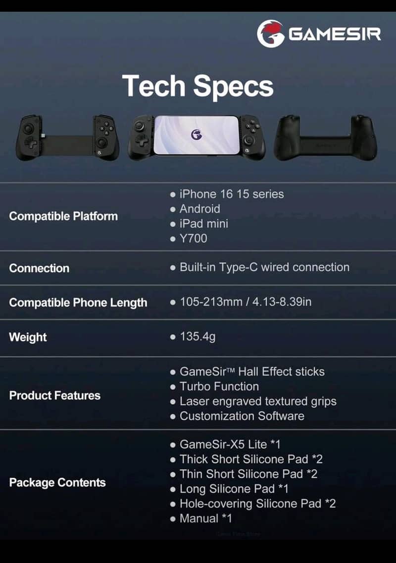 X5 lite controller 5