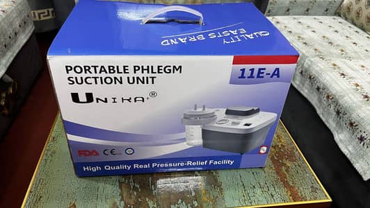 Portable phelgum suction machine